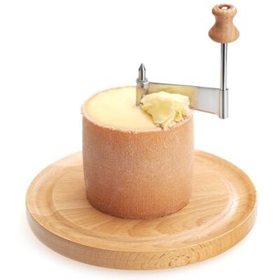 Kela Nůž na sýr kulatý 16 x Ø 22 cm, kráječ na sýr, kráječ na čokoládu, luxus, bukové dřevo Kela Nůž na sýr kulatý 16 x Ø 22 cm, kráječ na sýr, kráječ na čokoládu, luxus, bukové dřevo