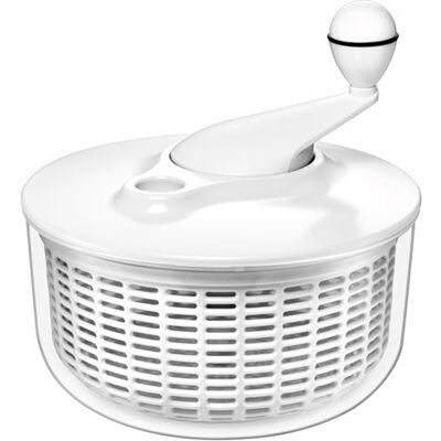 Silit Odstředivka na salát 25 cm, plast, plastové sítko, mechanismus kliky, otvor víka pro přívod vody, funkce odtoku, vhodná do myčky, protiskluzová guma na dně, bílá Silit Odstředivka na salát 25 cm, plast, plastové sítko, mechanismus kliky, otvor víka pro přívod vody, funkce odtoku, vhodná do myčky, protiskluzová guma na dně, bílá
