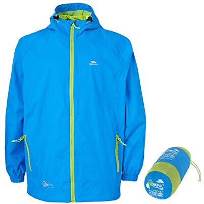 Trespass Unisex Qikpac bunda pro dospělé, kompaktní, srolovatelná nepromokavá bunda do deště Trespass Unisex Qikpac bunda pro dospělé, kompaktní, srolovatelná nepromokavá bunda do deště