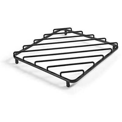 LACOR 61129 Untersetzer, quadratisch, 18,5 x 18,5 x 2,9 cm, Eisen, Schwarz LACOR 61129 Untersetzer, quadratisch, 18,5 x 18,5 x 2,9 cm, Eisen, Schwarz