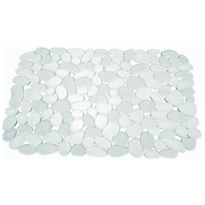 InterDesign iDesign 60660 Pebblz ochrana dřezu, velká plastová odkapávací podložka na nádobí, průhledná InterDesign iDesign 60660 Pebblz ochrana dřezu, velká plastová odkapávací podložka na nádobí, průhledná