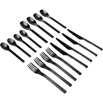 Bodum K6335-01 Barcelona sada příborů 16dílná sada příborů, ušlechtilá ocel, černá, 4 x 20 x 2 cm, 6 jednotek Bodum K6335-01 Barcelona sada příborů 16dílná sada příborů, ušlechtilá ocel, černá, 4 x 20 x 2 cm, 6 jednotek