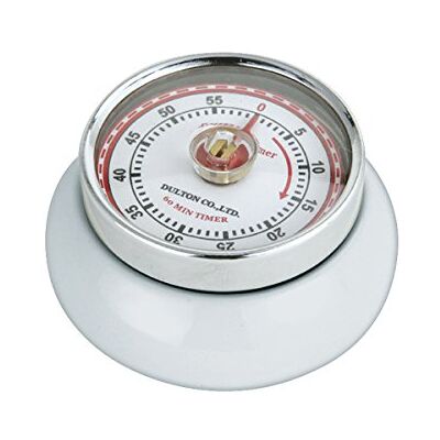 Zassenhaus Kuchyňská minutka SPEED, bílá, Ø 7 cm x 3 cm, analogový ukazatel času s funkcí alarmu, odpočítávací hodiny podporují časové plánování při vaření nebo pečení Zassenhaus Kuchyňská minutka SPEED, bílá, Ø 7 cm x 3 cm, analogový ukazatel času s funkcí alarmu, odpočítávací hodiny podporují časové plánování při vaření nebo pečení