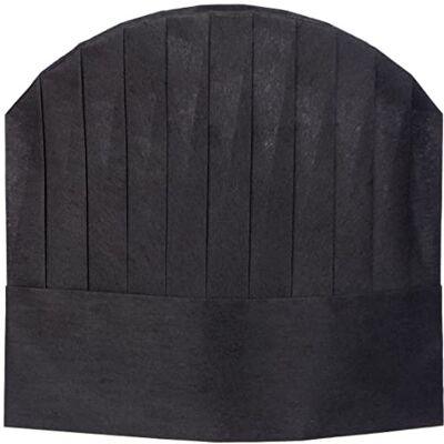 Garcia de Pou 10 Einheit Chef 's Hüte rund TOP in Box, 25 cm, Airlaid, schwarz, 25 x 30 x 30 cm Garcia de Pou 10 Einheit Chef 's Hüte rund TOP in Box, 25 cm, Airlaid, schwarz, 25 x 30 x 30 cm