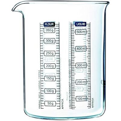Pyrex Odměrka Kitchen Lab 505040, 0,5 l Pyrex Odměrka Kitchen Lab 505040, 0,5 l