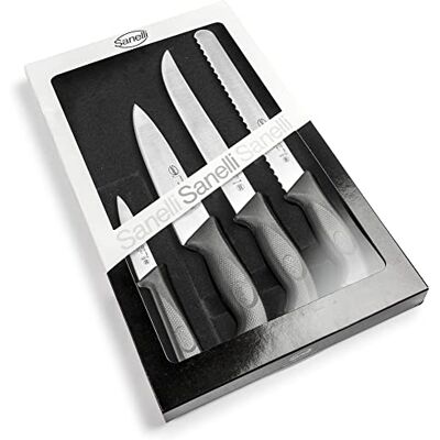 Sanelli PROFESSIONELLES SET 4 STÜCK SCHWARZ SKIN Sanelli PROFESSIONELLES SET 4 STÜCK SCHWARZ SKIN