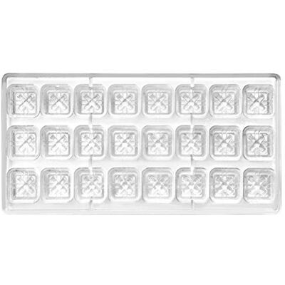Ibili 799401 forma na čokoládu kónická/čtvercová, plast, bílá, 30 x 14 x 2 cm Ibili 799401 forma na čokoládu kónická/čtvercová, plast, bílá, 30 x 14 x 2 cm