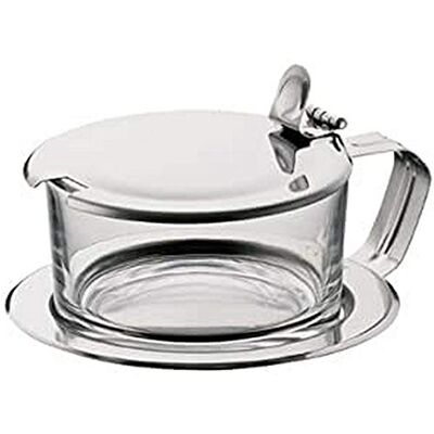 H&H H+H 1030 Jolly Käsedose, Glas/Edelstahl H&H H+H 1030 Jolly Käsedose, Glas/Edelstahl