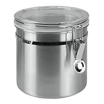 Metaltex 185311010 dóza 1,0 l Inox, stříbrná Metaltex 185311010 dóza 1,0 l Inox, stříbrná