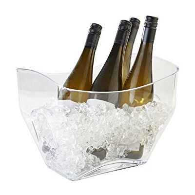 APS 36087 transparentní miska na víno / sekt s držadly, 32 x 21,5 x 24,5 cm, 7 l APS 36087 transparentní miska na víno / sekt s držadly, 32 x 21,5 x 24,5 cm, 7 l