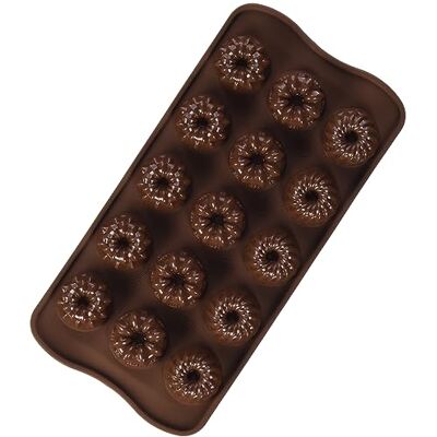 silikomart SCG19 Silikonová forma na pralinky FANTASIA, nepřilnavá vrstva, 15 pralinek, Fantasia Thema, balení po 1 ks na sladkosti, Easy Choc, Ø 28 h 15 mm, Made in Italy silikomart SCG19 Silikonová forma na pralinky FANTASIA, nepřilnavá vrstva, 15 pralinek, Fantasia Thema, balení po 1 ks na sladkosti, Easy Choc, Ø 28 h 15 mm, Made in Italy