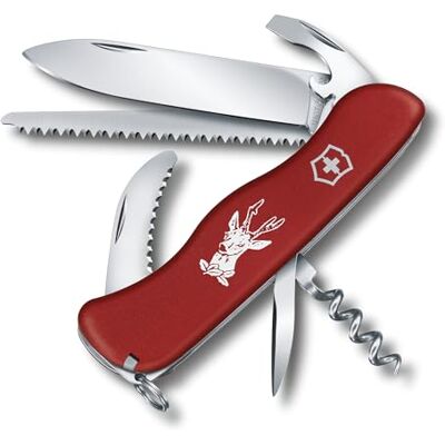 Victorinox Švýcarský kapesní nůž, Hunter, lovecká taška nůž, Swiss Army Knife, 12 funkcí, vývrtka, otvírák kapslí Victorinox Švýcarský kapesní nůž, Hunter, lovecká taška nůž, Swiss Army Knife, 12 funkcí, vývrtka, otvírák kapslí