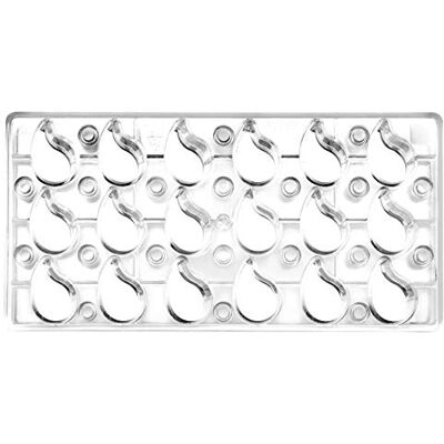 Ibili 799300 Lagrima pečicí forma pralinka magnetická polykarbonát čirý 30 x 14 x 2 cm Ibili 799300 Lagrima pečicí forma pralinka magnetická polykarbonát čirý 30 x 14 x 2 cm