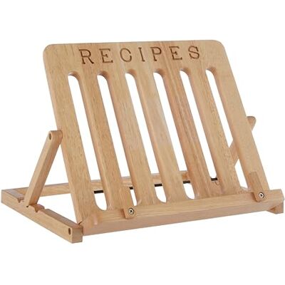 Premier Housewares Kochbuchstand, tropisches Hevea-Holz Premier Housewares Kochbuchstand, tropisches Hevea-Holz
