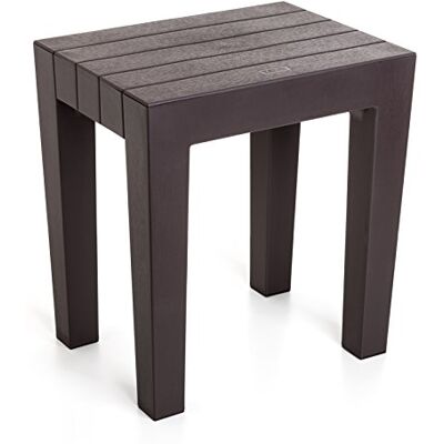 TATAY Sedací lavice Lombok, polypropylen, bez BPA, efekt dřeva, anti-UVA ochrana, max. 130 kg, vhodná pro vnitřní a vnější použití 38 x 29 x 41 cm. Barva hnědá TATAY Sedací lavice Lombok, polypropylen, bez BPA, efekt dřeva, anti-UVA ochrana, max. 130 kg, vhodná pro vnitřní a vnější použití 38 x 29 x 41 cm. Barva hnědá