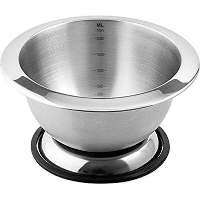 Weis Schneeschlagkessel mit breitem Rand und Skala inkl. Stellring aus Sterling Silber, 23126 Weis Schneeschlagkessel mit breitem Rand und Skala inkl. Stellring aus Sterling Silber, 23126
