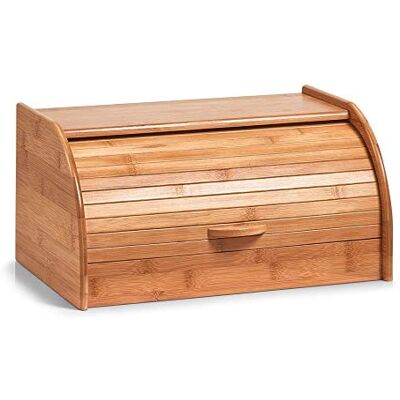 Zeller 25347 Rollbrotkasten, Bambus 40 x 26 x 20 cm, Natur Zeller 25347 Rollbrotkasten, Bambus 40 x 26 x 20 cm, Natur