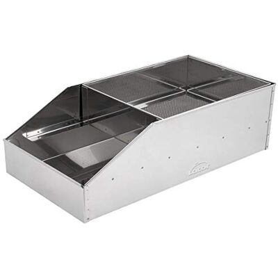 LACOR 50450 Mouka z ušlechtilé oceli, síto na mouku, ideální pro mouku nebo chléb potravin, snadné čištění, pro profesionální kuchyně, ušlechtilá ocel, 50 x 26,5 x 18 cm LACOR 50450 Mouka z ušlechtilé oceli, síto na mouku, ideální pro mouku nebo chléb potravin, snadné čištění, pro profesionální kuchyně, ušlechtilá ocel, 50 x 26,5 x 18 cm
