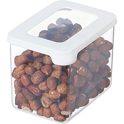 SmartStore Gastromax Dry Food Storage 0,8 litru Vzduchotěsná nádoba z průhledného plastu Pro zásobní skříně a zásuvky vhodné do myčky nádobí bez BPA 13 x 9 x 10 cm Vyrobeno ve Finsku SmartStore Gastromax Dry Food Storage 0,8 litru Vzduchotěsná nádoba z průhledného plastu Pro zásobní skříně a zásuvky vhodné do myčky nádobí bez BPA 13 x 9 x 10 cm Vyrobeno ve Finsku