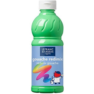 Lefranc Bourgeois 188021 tekutá barva Tempera Redimix barva, zářivá barva kvaš na vodní bázi, vysoká krycí síla, vynikající malířské vlastnosti, připravená k použití, láhev 500 ml Fluo zelená Lefranc Bourgeois 188021 tekutá barva Tempera Redimix barva, zářivá barva kvaš na vodní bázi, vysoká krycí síla, vynikající malířské vlastnosti, připravená k použití, láhev 500 ml Fluo zelená