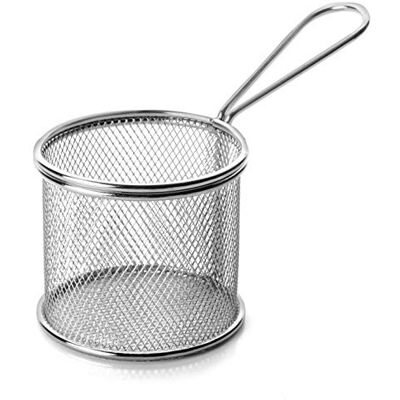 LACOR 61009 Runde Chips Korb, Stahl, grau, 9 x 18 x 11 cm LACOR 61009 Runde Chips Korb, Stahl, grau, 9 x 18 x 11 cm