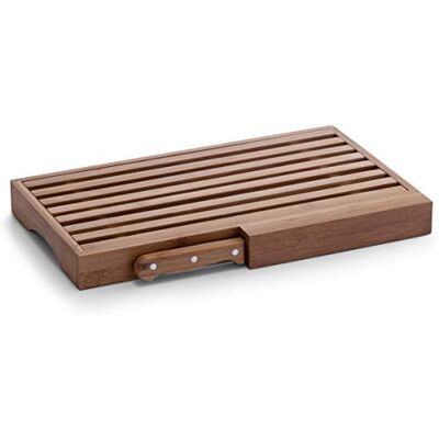 Zeller 25225 prkénko na krájení chleba s nožem, bambus, cca 39,5 x 23,5 x 4 cm, ostatní Zeller 25225 prkénko na krájení chleba s nožem, bambus, cca 39,5 x 23,5 x 4 cm, ostatní