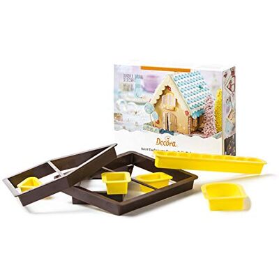 Decora 0255162 AUSSTECHER dívčí domek 8dílný 17 x 20 x 5 cm, žlutý Decora 0255162 AUSSTECHER dívčí domek 8dílný 17 x 20 x 5 cm, žlutý