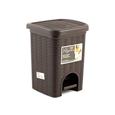 Stefanplast 30102 odpadkový koš, v ratanovém vzhledu z plastu, 20,5 x 20,5 x 28 cm Stefanplast 30102 odpadkový koš, v ratanovém vzhledu z plastu, 20,5 x 20,5 x 28 cm