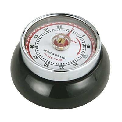Zassenhaus Kuchyňská minutka SPEED, černá, Ø 7 cm x 3 cm, analogový ukazatel času s funkcí alarmu, odpočítávací hodiny podporují časové plánování při vaření nebo pečení Zassenhaus Kuchyňská minutka SPEED, černá, Ø 7 cm x 3 cm, analogový ukazatel času s funkcí alarmu, odpočítávací hodiny podporují časové plánování při vaření nebo pečení