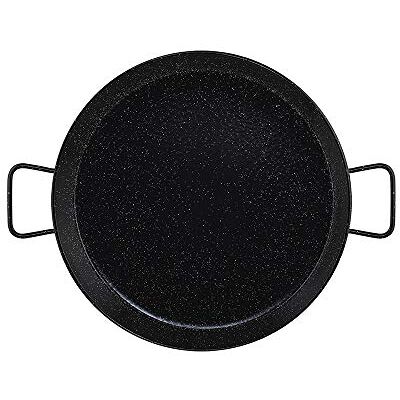 Metaltex Paellabehälter aus emailliertem Stahl, 12 Portionen, 46 cm Metaltex Paellabehälter aus emailliertem Stahl, 12 Portionen, 46 cm