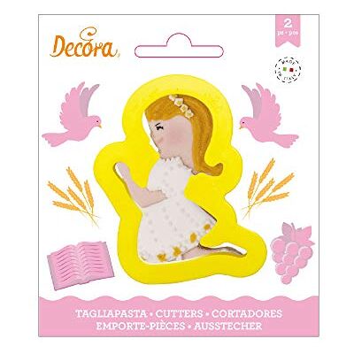Decora 0803038 AUSSTECHER Kommunion MÄDCHEN 8,5 X 6 X 2 H cm Decora 0803038 AUSSTECHER Kommunion MÄDCHEN 8,5 X 6 X 2 H cm