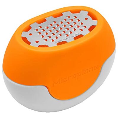 Microplane Zester struhadlo jemné Flexi Zesti Orange ušlechtilá ocel silikon pro citrón, pomeranč a jiné citrusové plody Microplane Zester struhadlo jemné Flexi Zesti Orange ušlechtilá ocel silikon pro citrón, pomeranč a jiné citrusové plody