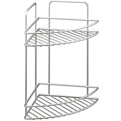 Metaltex Corner shelf Reflex with 2 stages 23x23x35cm, stříbrný, 23 x 23 x 35 cm Metaltex Corner shelf Reflex with 2 stages 23x23x35cm, stříbrný, 23 x 23 x 35 cm