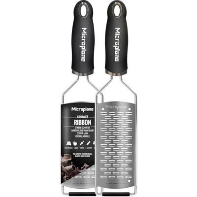 Microplane 2cestné struhadlo ušlechtilá ocel černá ze série Gourmet na tvrdý sýr, jablko, mrkev, cukety a čokoládu Microplane 2cestné struhadlo ušlechtilá ocel černá ze série Gourmet na tvrdý sýr, jablko, mrkev, cukety a čokoládu
