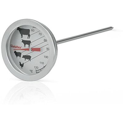 Metaltex 298046080 Braten- und Grillthermometer Edelstahl Metaltex 298046080 Braten- und Grillthermometer Edelstahl