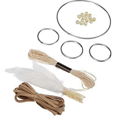 Rayher 66046000 balení pro kutily: DIY lapač snů, 17 x 33 cm, béžová/hnědá, SB-Btl 1 kus Rayher 66046000 balení pro kutily: DIY lapač snů, 17 x 33 cm, béžová/hnědá, SB-Btl 1 kus