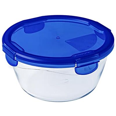 Pyrex 287PG00 víceúčelový tvar kulatý, s víkem, 0, 7 l, sklo, transparentní, 0,327 x 0,256 x 0,173 cm Pyrex 287PG00 víceúčelový tvar kulatý, s víkem, 0, 7 l, sklo, transparentní, 0,327 x 0,256 x 0,173 cm
