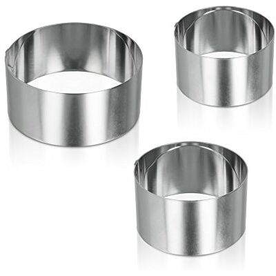Metaltex 204536010 Nerezové varné kroužky, 3 kusy, v různých velikostech Metaltex 204536010 Nerezové varné kroužky, 3 kusy, v různých velikostech