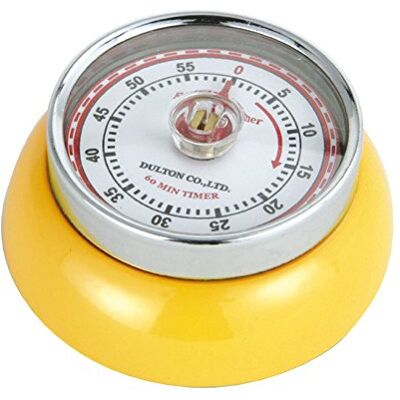 Zassenhaus 0000072341 Timer Speed, ušlechtilá ocel, žlutá, 7 x 7 x 3 cm Zassenhaus 0000072341 Timer Speed, ušlechtilá ocel, žlutá, 7 x 7 x 3 cm