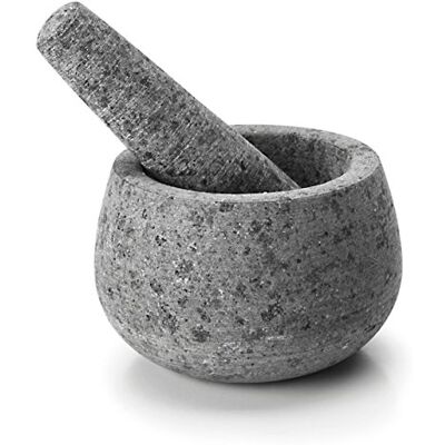 LACOR 60517 Mörser Und Stampfe Der Granit, Stein, grau, 12 x 12 x 8 cm LACOR 60517 Mörser Und Stampfe Der Granit, Stein, grau, 12 x 12 x 8 cm
