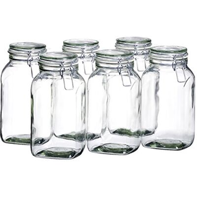 MÄSER Zavařovací sklenice Domestic by řada Gothika 6dílná sada 9 cl s dlouhou životností a snadnou údržbou, 2.5 l MÄSER Zavařovací sklenice Domestic by řada Gothika 6dílná sada 9 cl s dlouhou životností a snadnou údržbou, 2.5 l