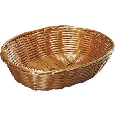 Kesper Koš na chléb z plastového pletiva v hnědé barvě, tvar: Oválný, vhodný do myčky a odolný vůči vodě, rozměry: 24 x 20 x 6 cm, 17833 Kesper Koš na chléb z plastového pletiva v hnědé barvě, tvar: Oválný, vhodný do myčky a odolný vůči vodě, rozměry: 24 x 20 x 6 cm, 17833