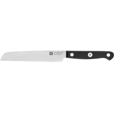 ZWILLING Gourmet univerzální nůž, 13 cm, speciální nerezová ocel, ergonomická plastová rukojeť, černá Made in Germany ZWILLING Gourmet univerzální nůž, 13 cm, speciální nerezová ocel, ergonomická plastová rukojeť, černá Made in Germany