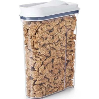 OXO Good Grips POP dávkovač na müsli velký (4,2 l) – dóza na zásoby s víkem pro vzduchotěsné skladování müsli a obilovin, bílé/pulentní zahrada OXO Good Grips POP dávkovač na müsli velký (4,2 l) – dóza na zásoby s víkem pro vzduchotěsné skladování müsli a obilovin, bílé/pulentní zahrada