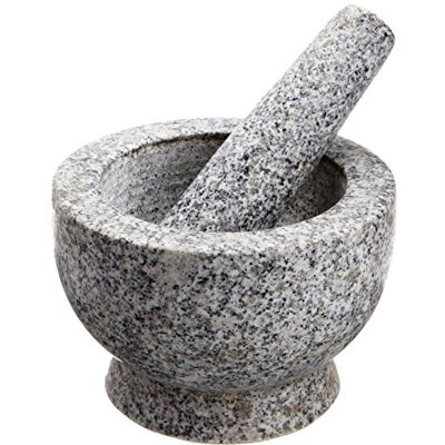 Cilio Granitmörser ATLAS mit Stößel, abriebfester Naturstein, Ø 18,5 cm Cilio Granitmörser ATLAS mit Stößel, abriebfester Naturstein, Ø 18,5 cm