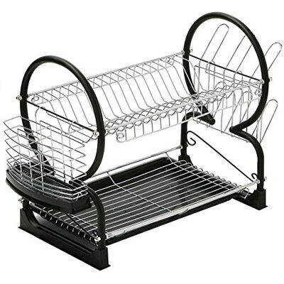 Premier Housewares Besteck Caddy, Chrom, 4 Abschnitt Premier Housewares Besteck Caddy, Chrom, 4 Abschnitt