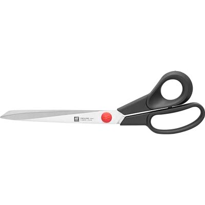 ZWILLING Twin L krejčovské nůžky, nůžky na textil z nerezové oceli s plastovou rukojetí zesílenou skleněnými vlákny, 25 cm, černé ZWILLING Twin L krejčovské nůžky, nůžky na textil z nerezové oceli s plastovou rukojetí zesílenou skleněnými vlákny, 25 cm, černé
