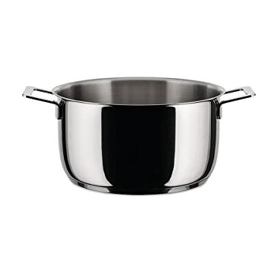 Alessi "POTS&PANS" Kasserolle mit zwei Griffen aus Edelstahl Alessi "POTS&PANS" Kasserolle mit zwei Griffen aus Edelstahl