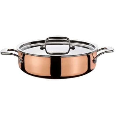 Spring 0715450628 Culinox Gourmet hrnec s víkem, jiný, stříbrný, 11,4 x 32,4 x 39,2 cm Spring 0715450628 Culinox Gourmet hrnec s víkem, jiný, stříbrný, 11,4 x 32,4 x 39,2 cm