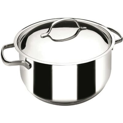 LACOR 32024 Bratentopf mit Deckel 24 cm Basic LACOR 32024 Bratentopf mit Deckel 24 cm Basic